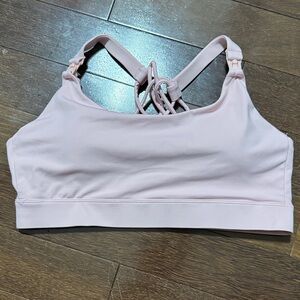 Sweat & Milk  Pink Crisscross Back Nursing Sports Bra size medium
